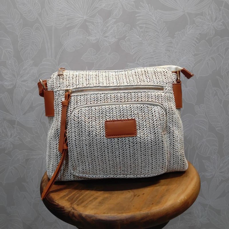 BOLSO BANDOLERA BOLSILLOS CREMALLERA