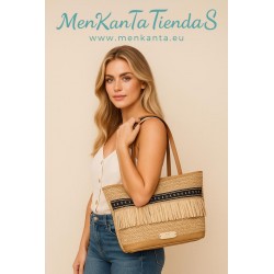 BOLSO BANDOLERA OVALADO BICOLOR