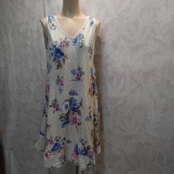 VESTIDO TIRANTE ANCHO FLORES 
