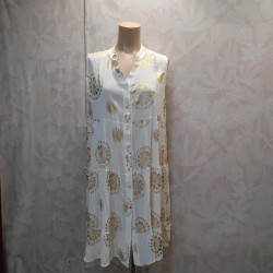 VESTIDO CLOE SIN MANGA CON BOTONES