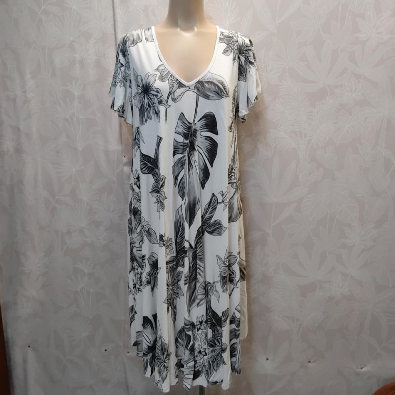 VESTIDO PICO FLOR MIDI