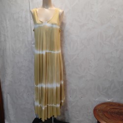 VESTIDO BICOLOR TIRANTE MIDI