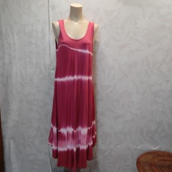 VESTIDO BICOLOR TIRANTE MIDI