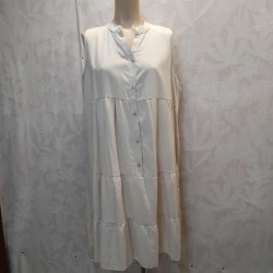 VESTIDO SIN MANGA BOTONES TLINO