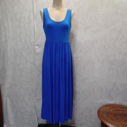 VESTIDO BEA LARGO LISO TIRANTE