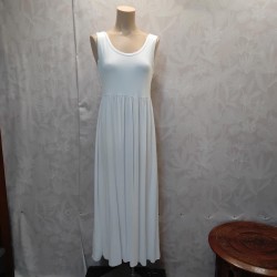 VESTIDO BEA LARGO LISO TIRANTE