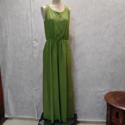 MONO LARGO ALTEA COLOR LISO ENCAJE ESPALDA