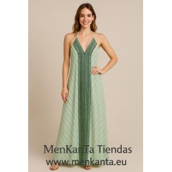 VESTIDO LAYLA LARGO ESPALDA DESCUBIERTA