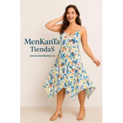 VESTIDO TIARE TIRANTES FINOS VESTIDO ANCHO