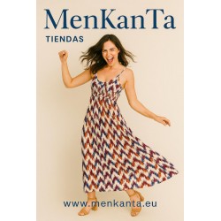 VESTIDO XIA TIRANTE FINO NIDO ABEJA ESPALDA