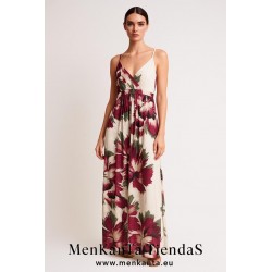 VESTIDO ATENEA TIRANTE FINO NIDO ABEJA ESPALDA