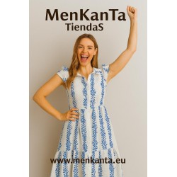 VESTIDO CAMISERO SALOME SIN MANGA BORDADO