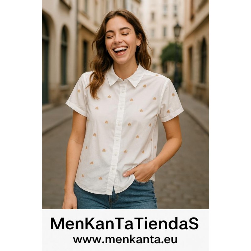 CAMISA CORAZONES PQ BORDADA 