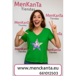 CAMISETA BASICA ESTRELLA MANGA CORTA