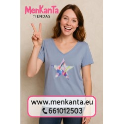 CAMISETA BASICA ESTRELLA MANGA CORTA
