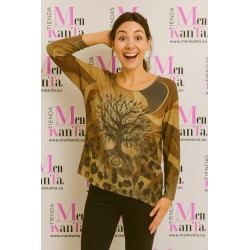 JERSEY ESTAMPADO DIBUJO MANGA LARGA CUELLO REDONDO