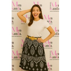 FALDA EVA BORDADA LARGA