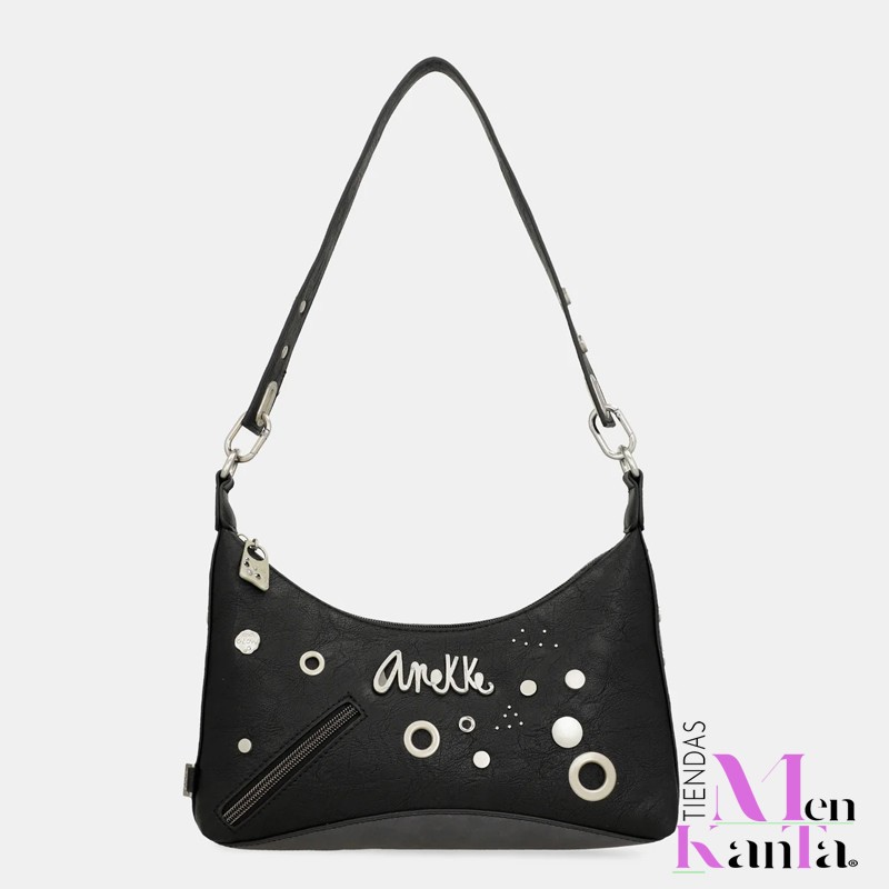 ANEKKE BOLSO HOMBRO NEGRO CRUST