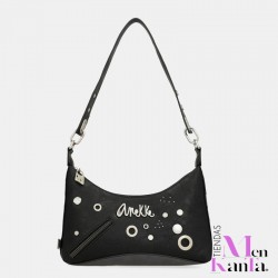 ANEKKE BOLSO HOMBRO NEGRO CRUST