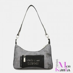 ANEKKE BOLSO HOMBRO NEGRO CRUST