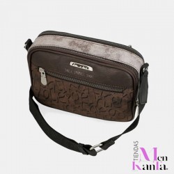 ANEKKE BANDOLERA 2 COMPARTIMENTOS MANTLE