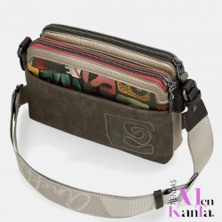 ANEKKE BANDOLERA 3 COMPARTIMENTOS MUSE