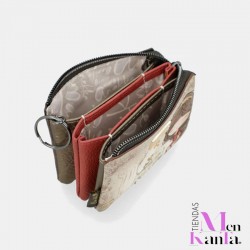 ANEKKE MONEDERO 3 COMPARTIMENTOS