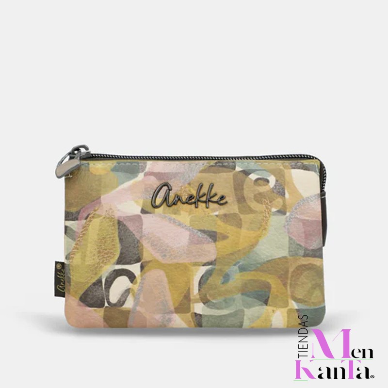 ANEKKE MONEDERO TRIPLE COMPARTIMENTO BLOOM