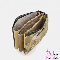 ANEKKE MONEDERO TRIPLE COMPARTIMENTO BLOOM