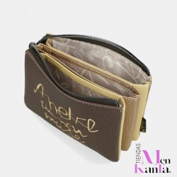 ANEKKE MONEDERO TRIPLE COMPARTIMENTO BLOOM