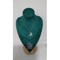 COLGANTE MARIPOSA CRISTAL DORADO