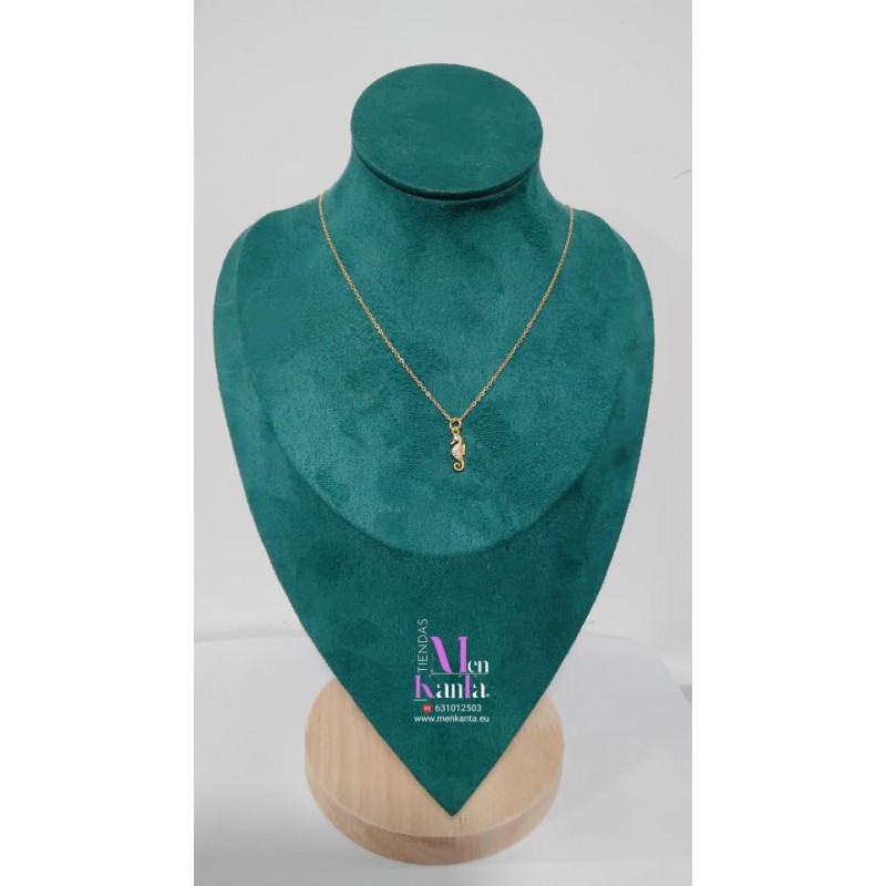 COLGANTE CABALLITO DE MAR DORADO PQ