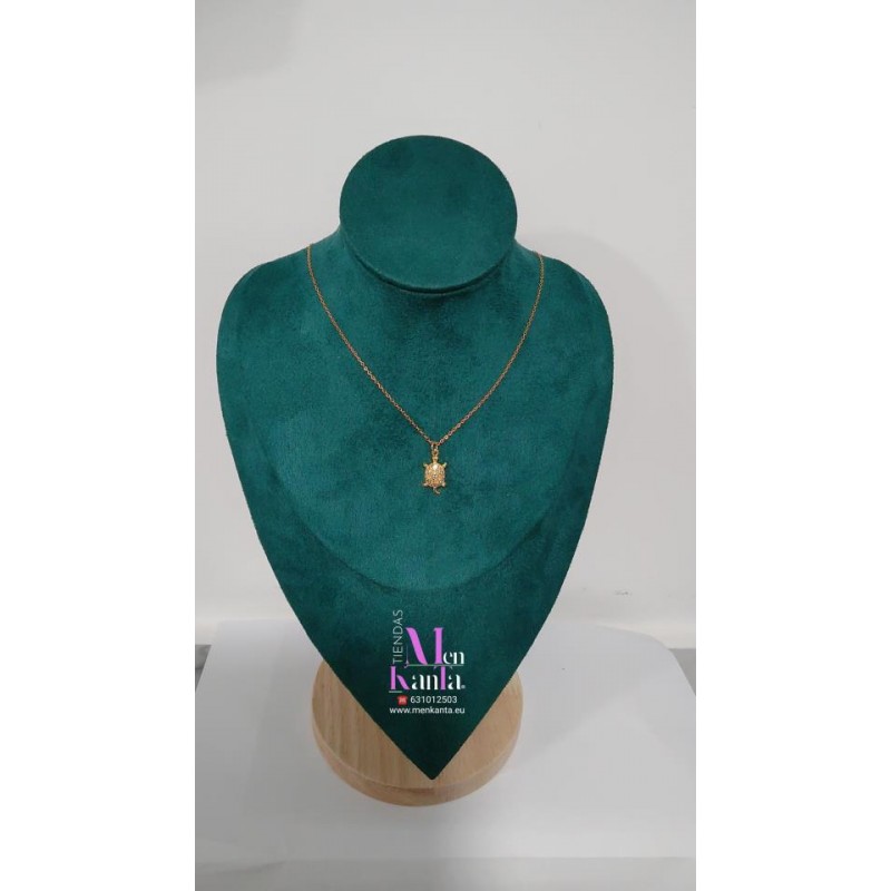 COLGANTE TORTUGA CRISTAL DORADO