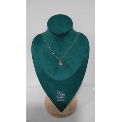 COLGANTE CEREZAS CRISTAL COLOR DORADO