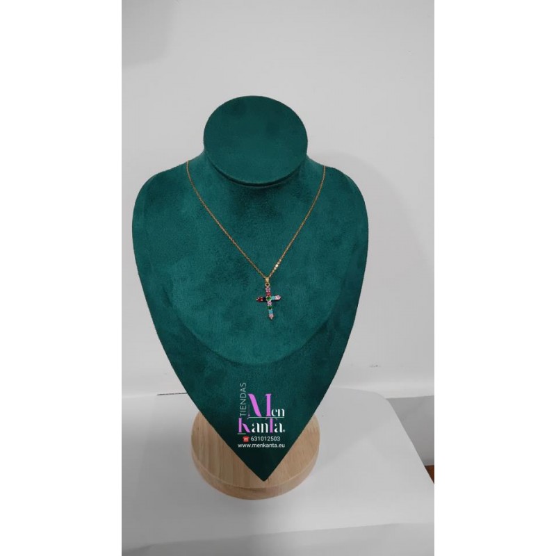 COLGANTE CRUZ III COLOR DORADO