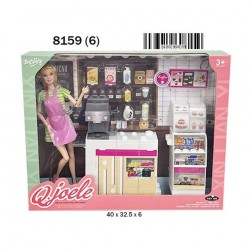 CAJA MUÑECA COCINA ACCESORIOS