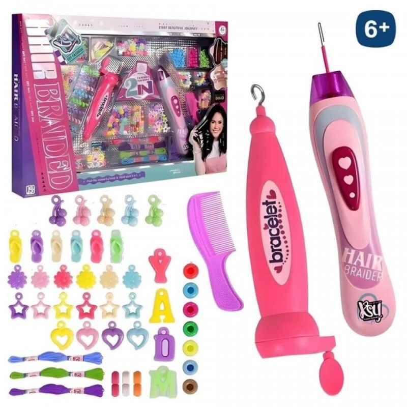 TRENZADOR CUENTAS CON ACCESORIOS