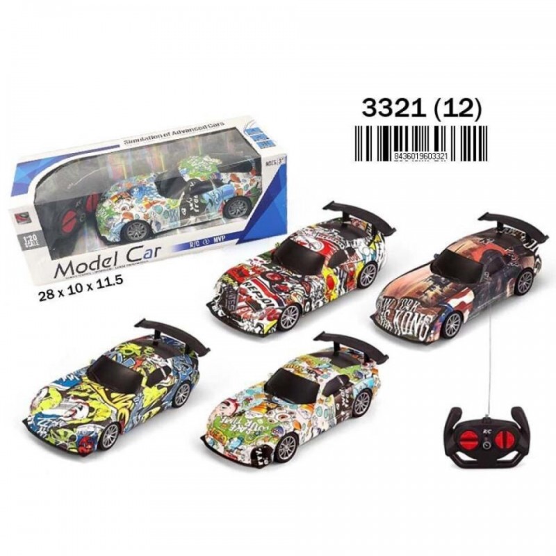 COCHE DEPORTIVO GRAFFITI R/C