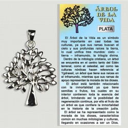 COLGANTE ARBOL DE LA VIDA PLATA DE LEY 