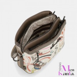 ANEKKE BANDOLERA TRES COMPARTIMENTOS OLYMPIA 