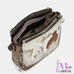 ANEKKE BANDOLERA 3 COMPARTIMENTOS SOPHIA