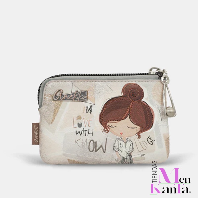 ANEKKE MONEDERO TRIPLE COMPARTIMENTO SOHPIA