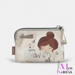 ANEKKE MONEDERO TRIPLE COMPARTIMENTO SOHPIA