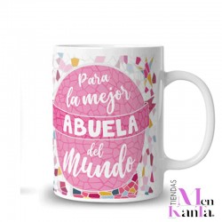 TAZA MEJOR ABUELA FOTO LA MANGA
