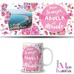 TAZA MEJOR ABUELA FOTO LA MANGA
