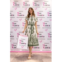 VESTIDO CLAU SIN MANGA Y CUELLO