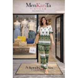 CONJUNTO OLGA BLUSA Y PANTALON LARGO