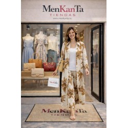 CONJUNTO SOPHIA  CAMISERO LARGO Y PANTALON