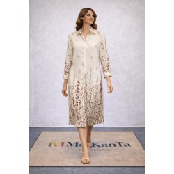 VESTIDO CAMISERO JUSTI CORTO MANGA LARGA