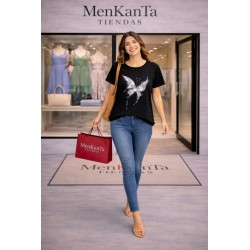 CAMISETA MARIPOSA PIEDRAS